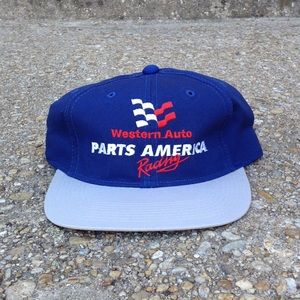 Vintage Western Auto Parts America Racing Snapback